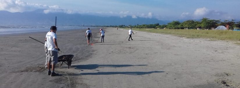 Prefeitura garante praias e praças limpas após as festas e shows do reveillon