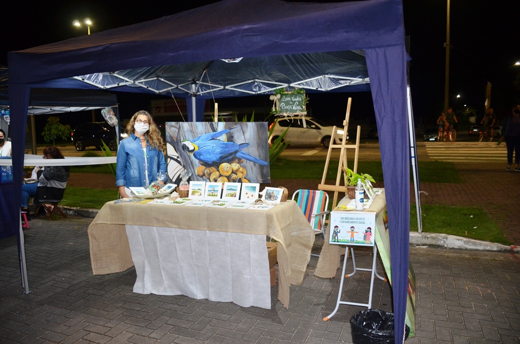 A região norte de Caraguatatuba inaugurou sua primeira Feira de Artes e Artesanato