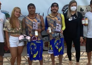 Caraguatatuba é vice-campeã de Futevôlei na praia de Maresias, São Sebastião
