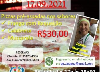 Sabesp faz ação com pizza em prol do Dia da Criança, em Caraguá