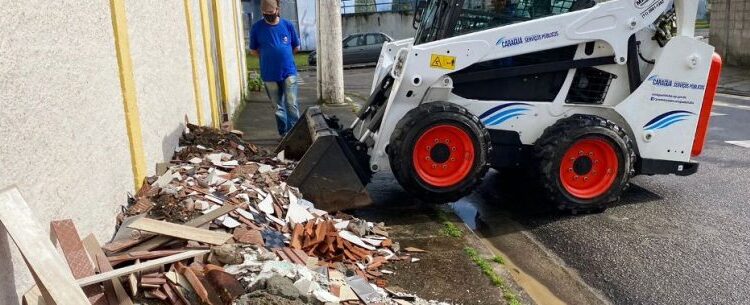 Região Sul recebe manutenção e mais de 50 toneladas de resíduos são retiradas das vias públicas