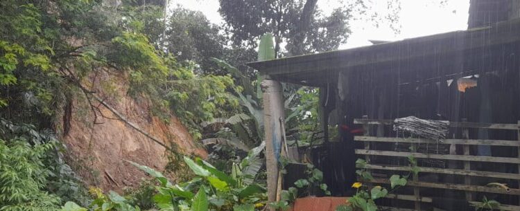 Defesa Civil aponta que acumulado de chuvas em Caraguatatuba ultrapassa os 100 mm em 72 horas; Prefeitura trabalha em diversos pontos da cidade