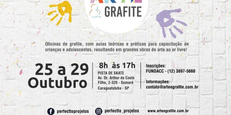 Pista de skate de Caraguatatuba será transformada em uma grande obra de arte ao ar livre