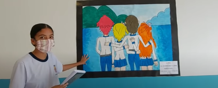 Livro produzido por alunos de Caraguatatuba concorre ao Prêmio Destaque Educação 2021