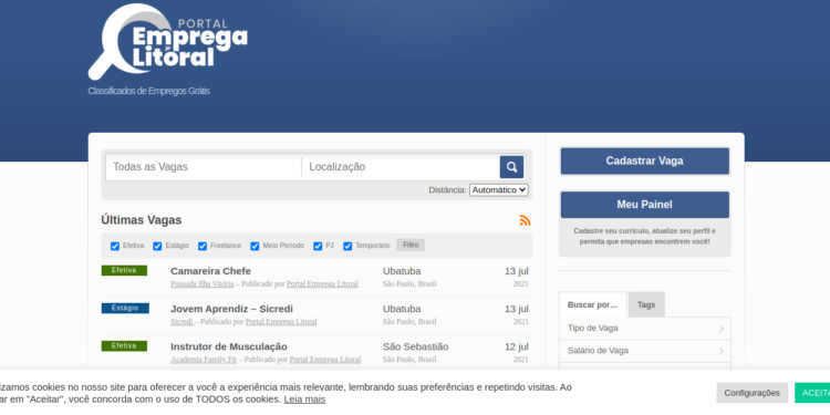 Portal Emprega Litoral anuncia Vagas de Emprego nesta Segunda-feira