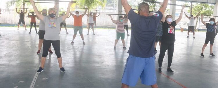 Alegria marca retomada das atividades para idosos e pessoas com deficiência no Ciapi de Caraguatatuba