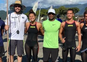 Nadadores de Caraguatatuba quebram recordes na Maratona Aquática 14 Bis