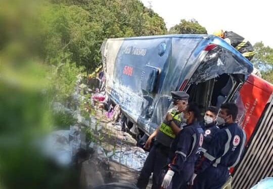 Ônibus De Turismo Tomba No Trecho De Serra Da Oswaldo Cruz E Deixa 5 Mortos E 61 Feridos Em Ubatuba