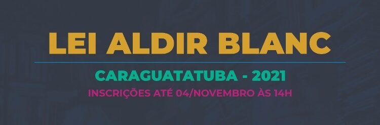 Inscrições para editais dos recursos remanescentes da Lei Aldir Blanc são prorrogadas até 10 de novembro