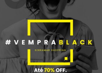 Black Friday no Serramar Shopping terá lojas abertas até a meia noite com estacionamento gratuito nesta sexta-feira (26/11) e descontos especiais até domingo 