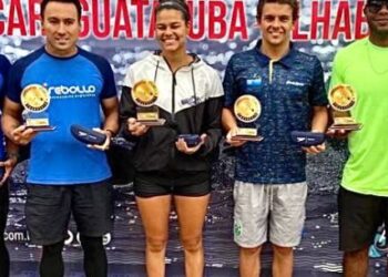 Nadadores de Caraguatatuba participam de diversos campeonatos nesse final de semana