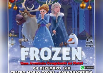 Teatro Mario Covas recebe espetáculo infantil ‘Frozen: Uma Aventura Congelante no Natal’