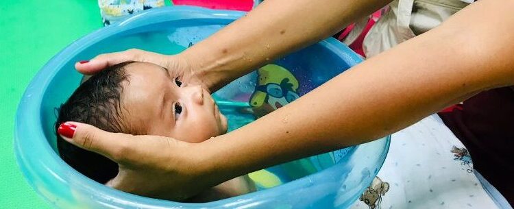 BLH/Ceami de Caraguatatuba retoma grupo educativo com ‘ofurô’ e ‘shantala’ para recém-nascidos