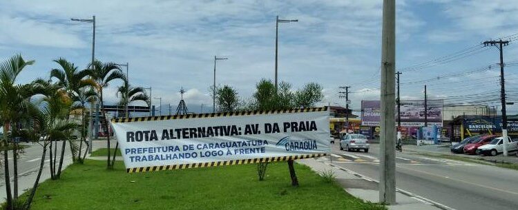 Motoristas devem acessar rota alternativa no Poiares e Morro do Algodão para evitar obras do Canal Extravasor