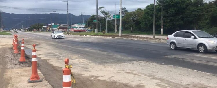 Prefeitura de Caraguatatuba libera trecho da Rodovia SP-55