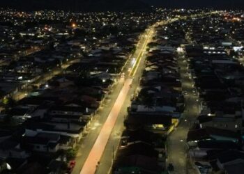 Avenidas importantes de Caraguatatuba ganham novos pontos de iluminação