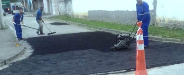 Mais de 160 toneladas de asfalto são utilizadas na Operação Tapa Buracos durante o mês de novembro