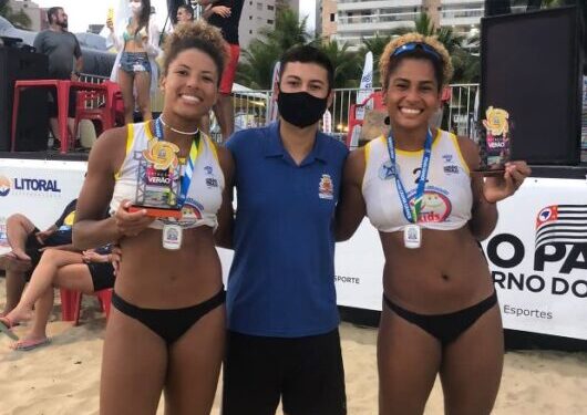 Caraguatatuba é vice-campeã da Copa São Paulo de Vôlei de Praia