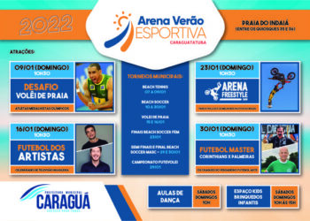 Arena Verão inicia suas atividades com desafio de Vôlei de Praia e grandes nomes da modalidade