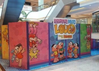 Labirinto Muito Louco com a Turma da Mônica é a nova atração do Serramar Shopping a partir do dia 13 de janeiro