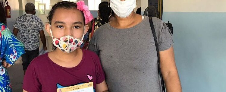 Postos da cidade começam a receber crianças de 9 a 11 anos sem comorbidades para vacinação contra Covid-19