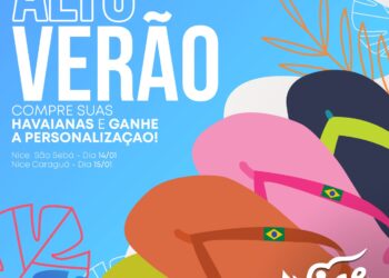 Personalização de chinelos é atração de Alto Verão em Lojas de Calçados