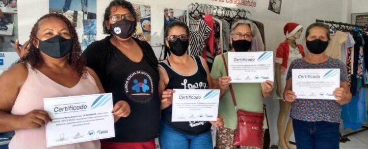 Fundo Social de Caraguatatuba entrega 168 certificados dos cursos de qualificação profissional