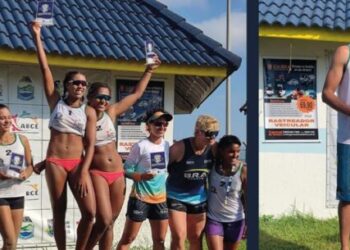 Atletas de Caraguatatuba dominam Copa São Paulo de Vôlei de Praia em Peruíbe