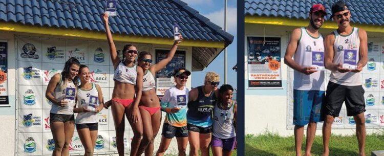 Atletas de Caraguatatuba dominam Copa São Paulo de Vôlei de Praia em Peruíbe