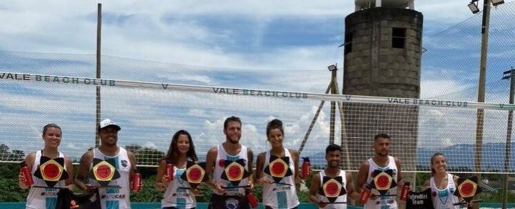 Duplas de Caraguatatuba ficam entre as primeiras no Circuito Só Tapa de Futevôlei em Tremembé