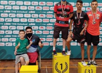 Atleta paralímpico de Caraguatatuba conquista 2º lugar na 1ª etapa do Ranking Paulista de Tênis de Mesa