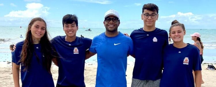 Nadadores de Caraguatatuba participam de seletiva do Mundial Junior de Águas Abertas em Maceió