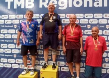 19 atletas representam Caraguatatuba na 1ª etapa da Liga Vale-Paraibana de Tênis de Mesa