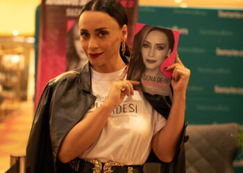 Suzana Pires recebe famosos como Cristiana Oliveira em lançamento de livro