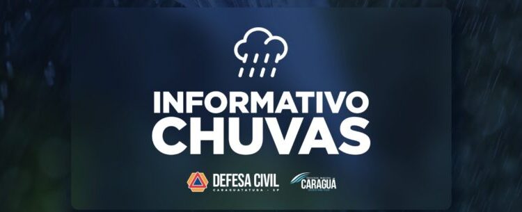 Defesa Civil de Caraguatatuba alerta para grande volume de chuvas e riscos de deslizamentos
