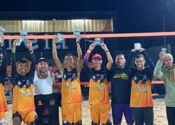 Atletas de Caraguatatuba alcançam pódio em Torneio de Futevôlei em Taubaté