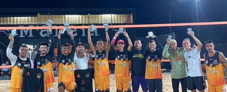 Atletas de Caraguatatuba alcançam pódio em Torneio de Futevôlei em Taubaté