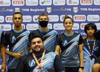 Tênis de Mesa de Caraguatatuba conquista cinco medalhas na etapa regional realizada em Jacareí