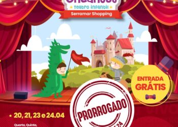 Mostra “Contos e Encantos” ganha mais apresentações neste feriado (dias 20 e 21/4) e final de semana (dias 23 e 24/4) no Serramar Shopping