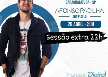 Comediante Afonso Padilha apresenta ‘Show Solo’ nesta sexta-feira no Teatro Mario Covas   