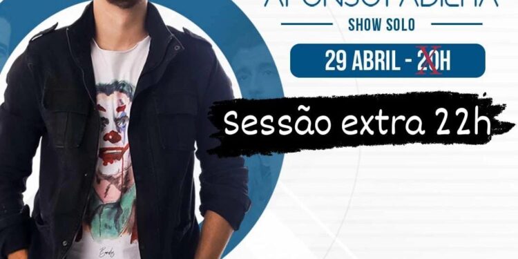Comediante Afonso Padilha apresenta ‘Show Solo’ nesta sexta-feira no Teatro Mario Covas   