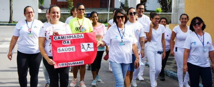 No Dia Mundial da Saúde, caminhada reforça importância da atividade física na prevenção de doenças
