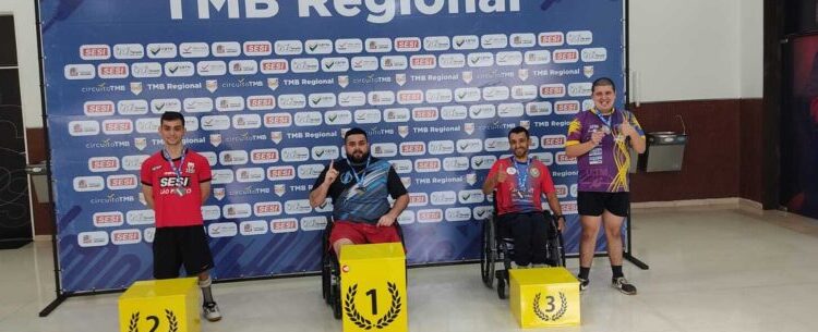 Tênis de Mesa de Caraguatatuba conquista seis medalhas na 3ª etapa do MTB Regional realizada em Jacareí