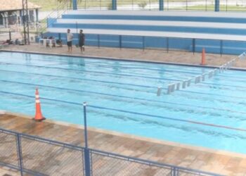 Prefeitura faz manutenção em piscina e atividades no Cemug ficam suspensas nesta semana