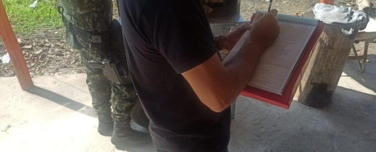 Prefeitura de Caraguatatuba e Polícia Militar Ambiental realizam operação conjunta em área invadida no Pegorelli