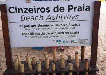 Caraguatatuba recolhe quase 87 mil bitucas de cigarro e reduz a contaminação ao meio ambiente