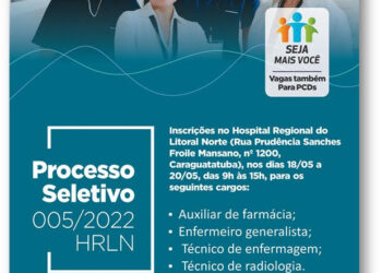 Processo seletivo para o Hospital Regional do Litoral Norte