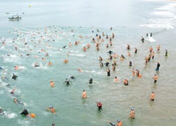 Mais de 1,2 mil atletas participam das provas do Circuito Mares na Cocanha em Caraguatatuba