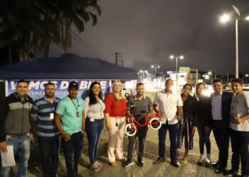 Comissão de Assuntos Relevantes monta ‘Ponto de Sugestão Cicloviário’ no bairro do Porto Novo   