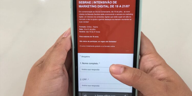 Sebrae Aqui Bertioga oferece intensivão online e gratuito de Marketing Digital